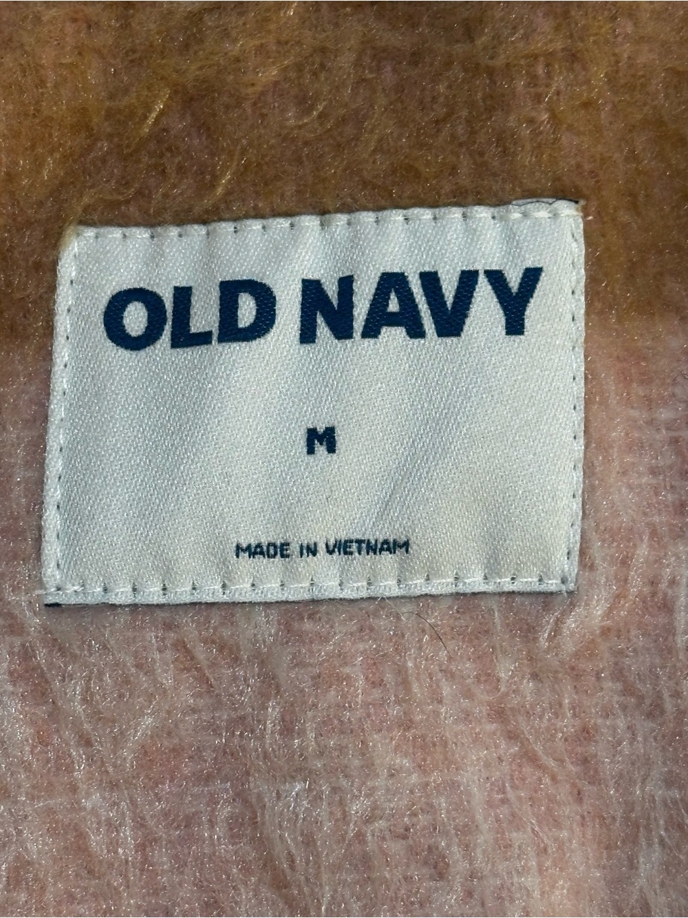 Old Navy Pink, Brown & Cream Plaid Button-Up Shacket - Picture 3 of 3